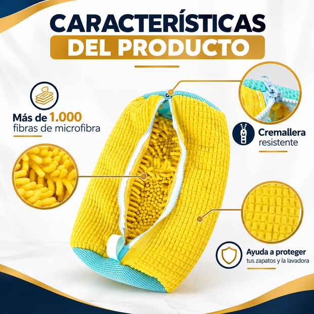 Bolsa para lavar zapatos en lavadora