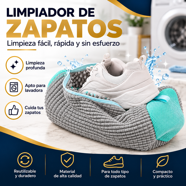 Bolsa para lavar zapatos en lavadora