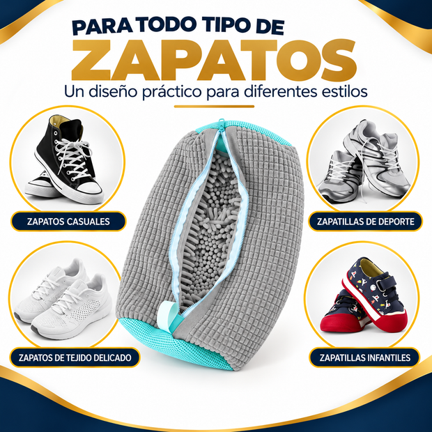 Bolsa para lavar zapatos en lavadora