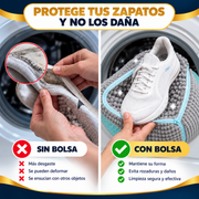 Bolsa para lavar zapatos en lavadora