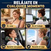 Masajeador shiatsu 4D para cuello y espalda