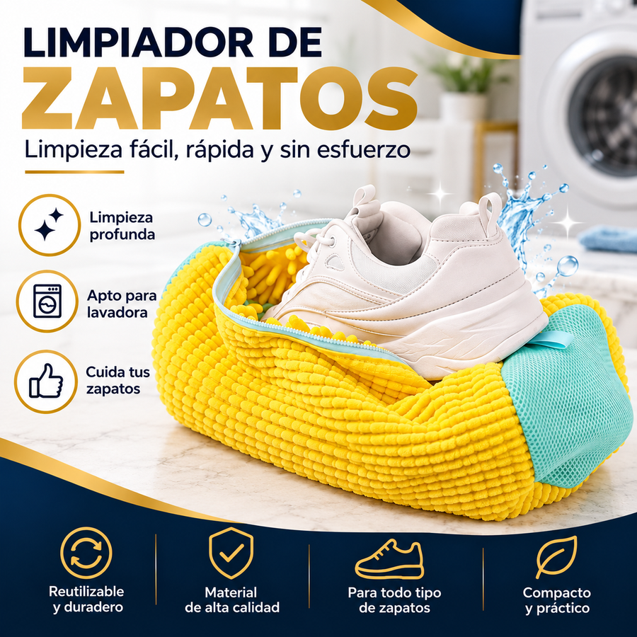 Bolsa para lavar zapatos en lavadora