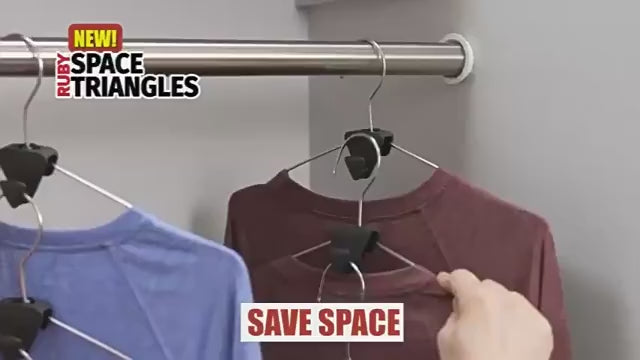 Ganchos para perchas para ahorrar espacio