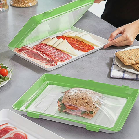 Bandejas apilables conservación alimentos