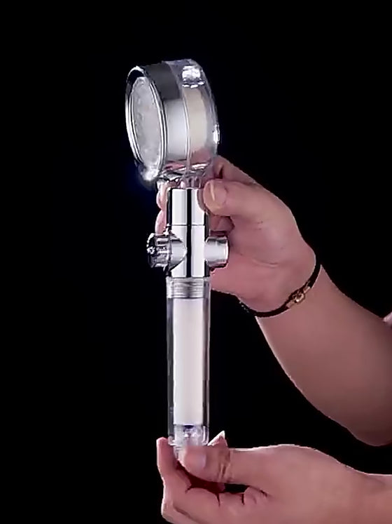 Cabezal de Ducha LED y Cepillo Desenredador