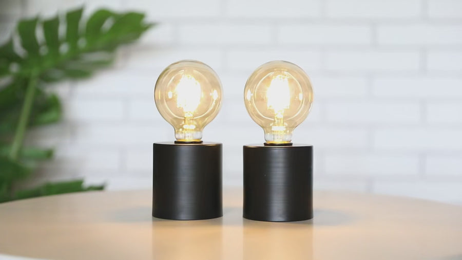 Luz vintage sin cables