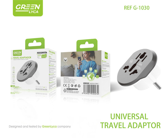 Adaptador de enchufe universal USB