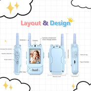 Walkie talkie para niños fácil y divertido