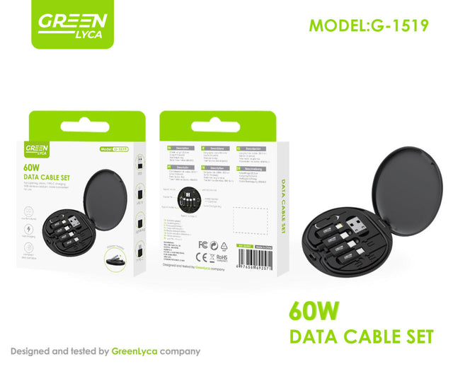 Set cable datos 5A multi conector