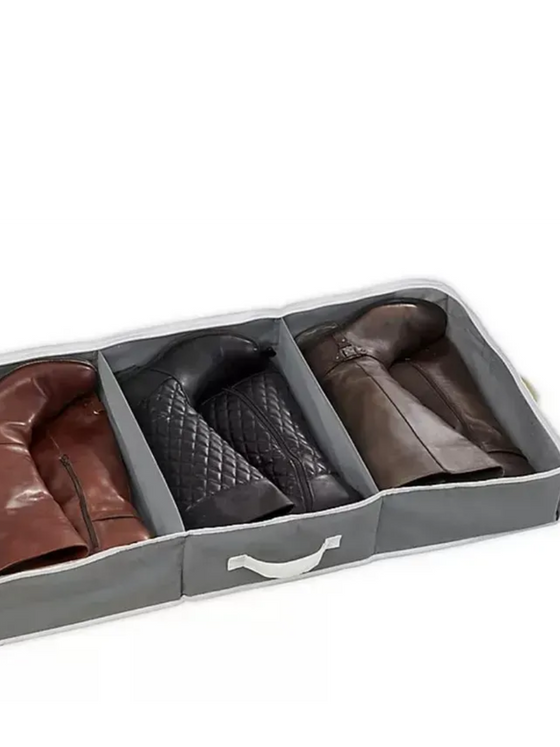 Organizador de botas de tela 3 secciones