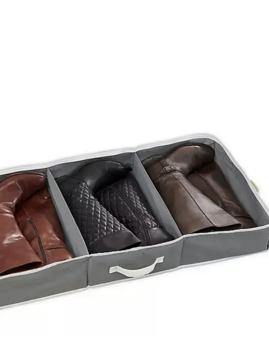 Organizador de botas de tela 3 secciones