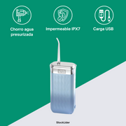 Irrigador dental portátil recargable