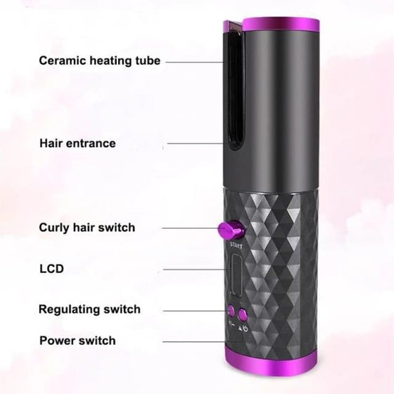 Rizador automático portátil para ondas fáciles