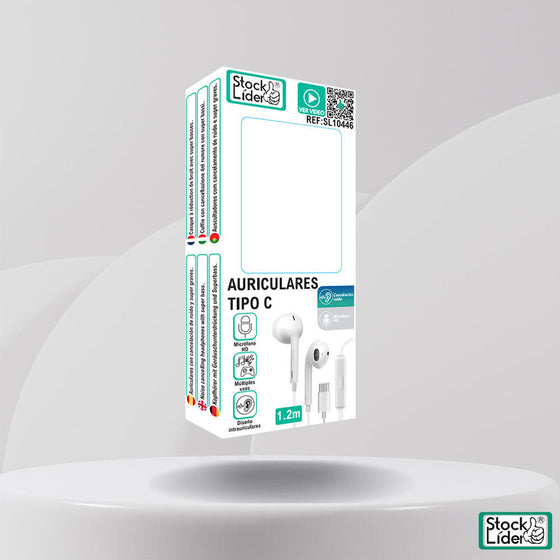 Auriculares Tipo C con micrófono HD