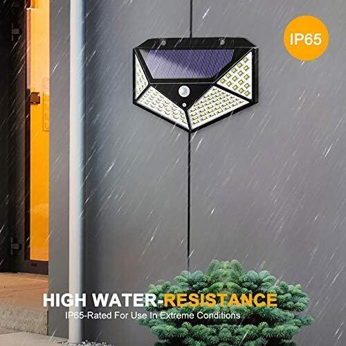 Lámpara solar 100 LED exterior con sensor