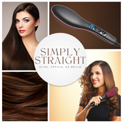 Cepillo alisador eléctrico para cabello