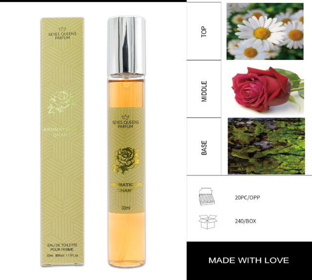 Perfume mujer 33 ml compacto y elegante