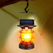 Lámpara solar de camping con sensor