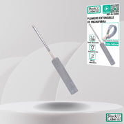 Plumero extensible de microfibra flexible