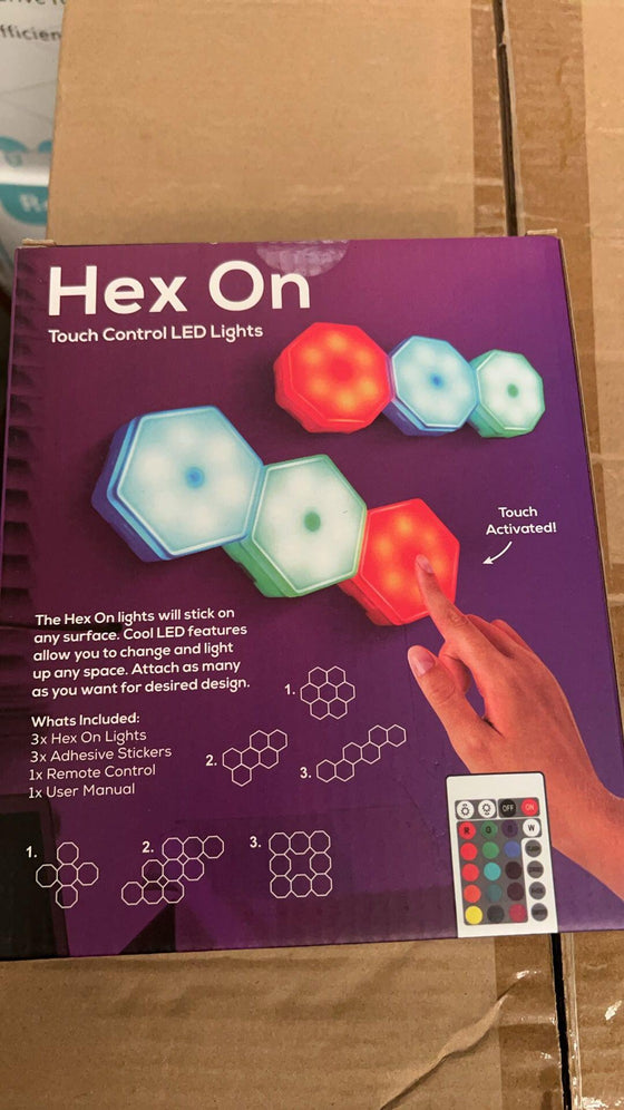 Luces Decorativas Hexagonales RGBW