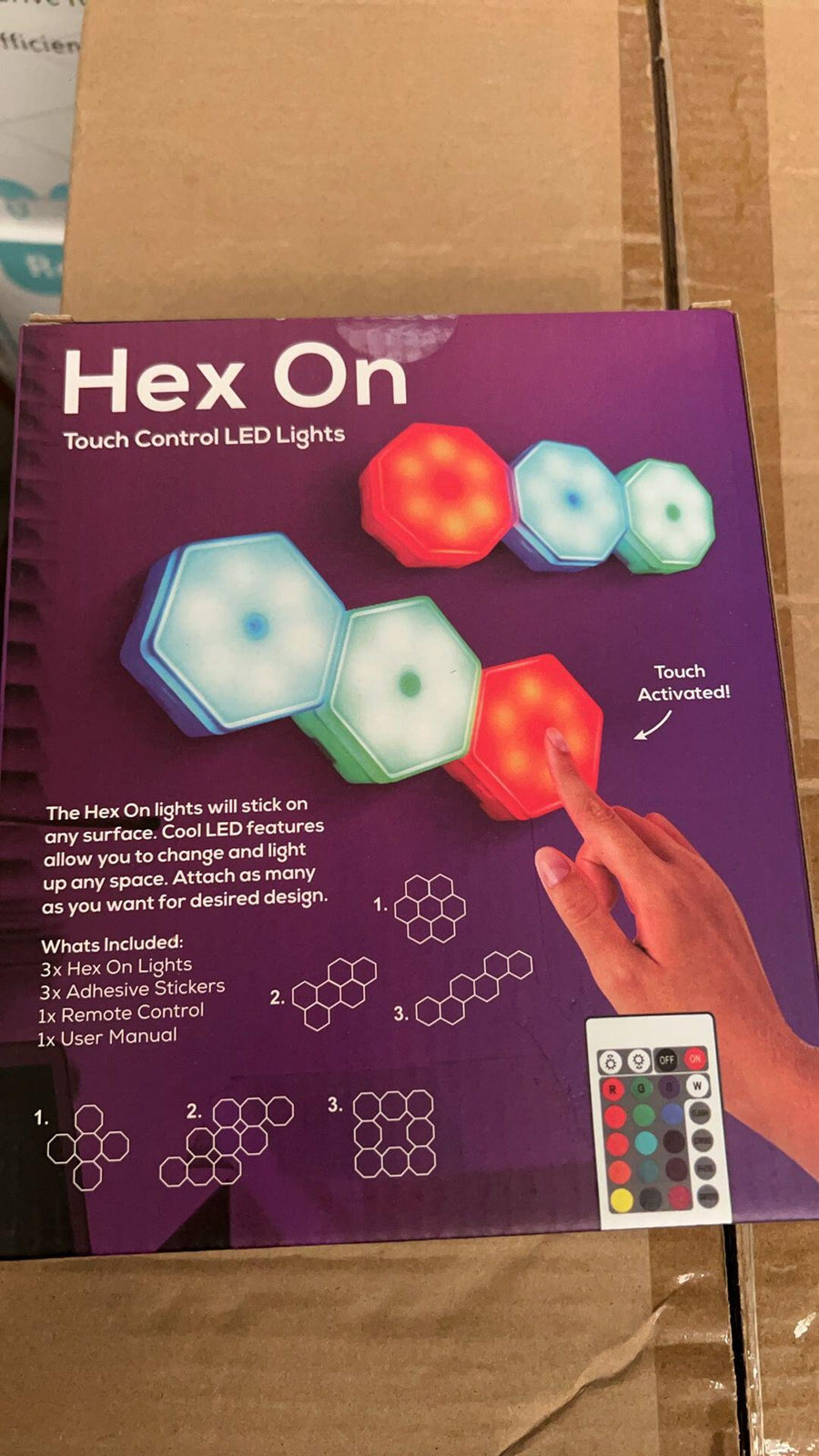 Luces Decorativas Hexagonales RGBW