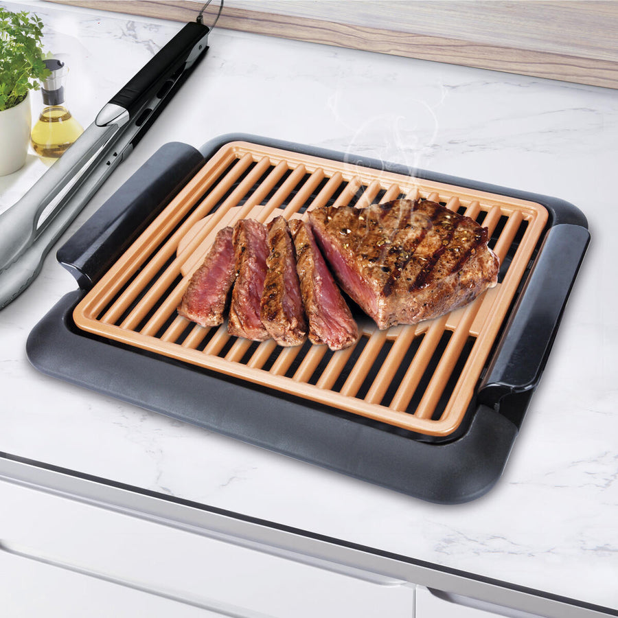 Parrilla en casa, sin humo