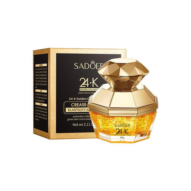 Crema antiarrugas con colágeno 24K