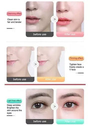 Masajeador facial antiarrugas en casa