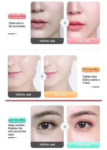 Masajeador facial antiarrugas en casa