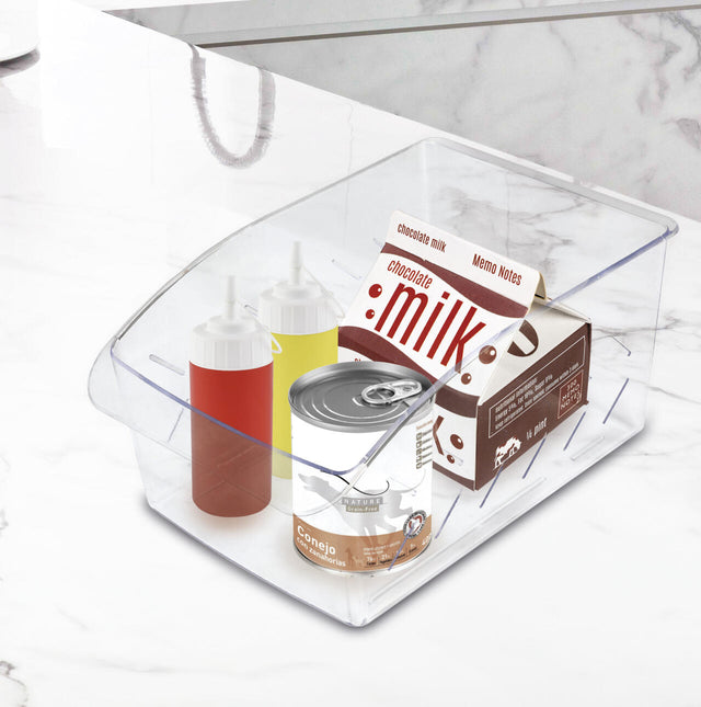 Organizador nevera transparente apilable