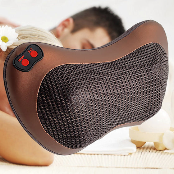 Almohada masajeador shiatsu con calor