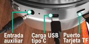Auriculares Bluetooth retro con cancelación