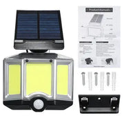 Lámpara solar exterior con sensor