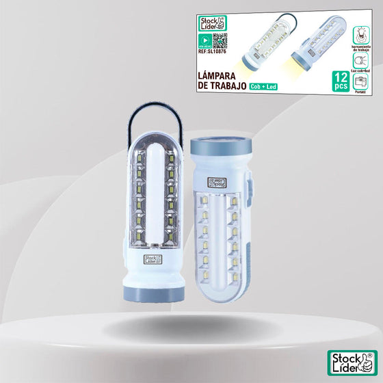 Lámpara de trabajo LED COB portátil