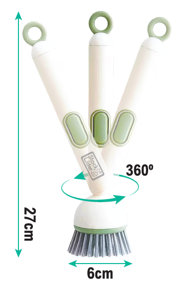 Cepillo multiusos con dispensador