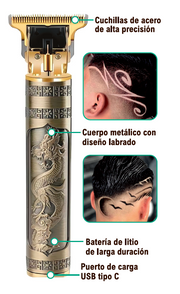 Maquinilla cortapelo profesional USB-C