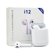 Auriculares Bluetooth TWS i12 inalámbricos