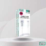 Cable Tipo C 3m | Carga y usa sin límites