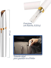 Depilador vello facial discreto y preciso