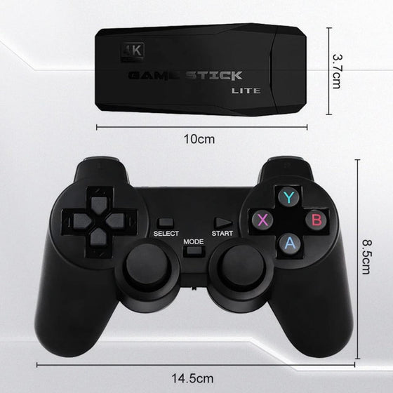 Consola retro 4K para TV con 2 mandos