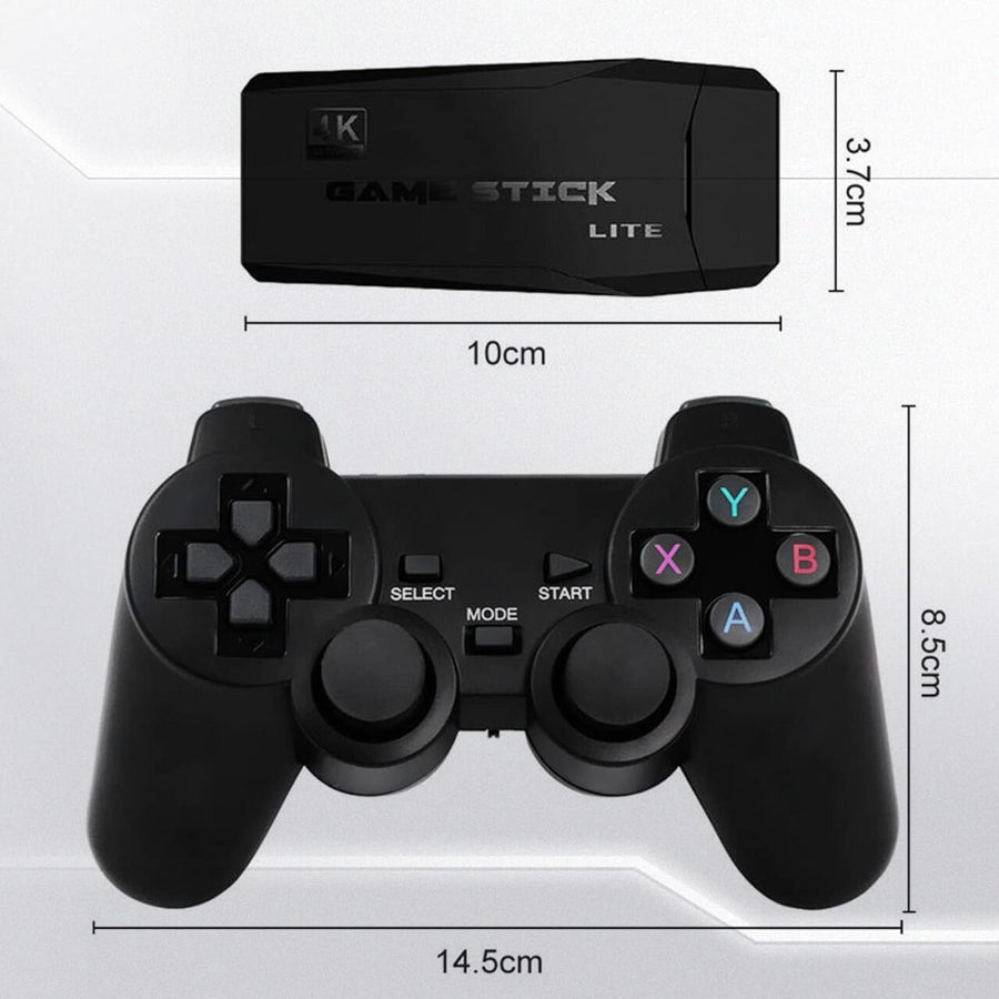 Consola retro 4K para TV con 2 mandos