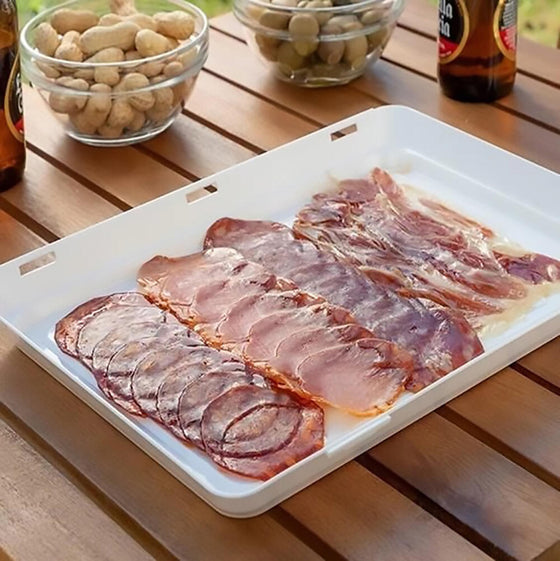 Bandejas apilables con tapa hermética