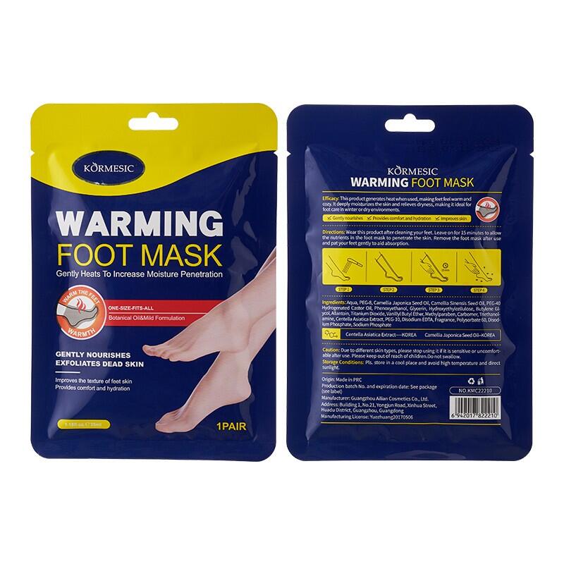 Mascarilla de pies con calor spa en casa