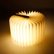Lámpara Libro Plegable de Madera LED