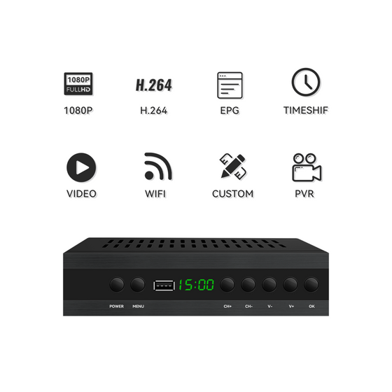 Receptor TDT 1080p con USB y PVR
