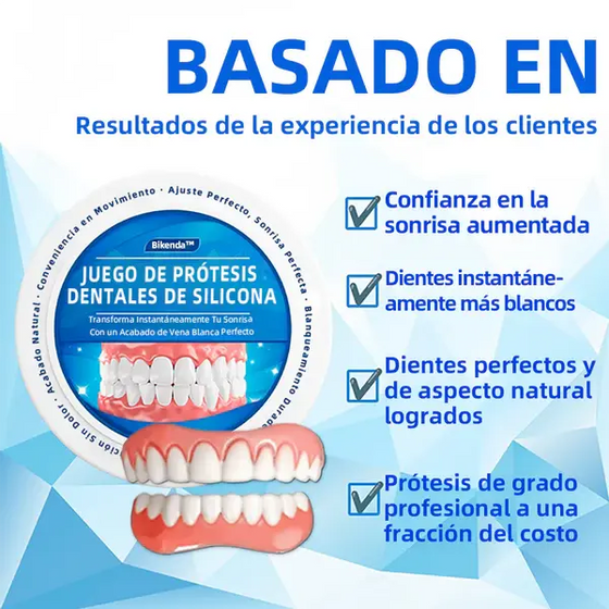 Prótesis dental de silicona estética