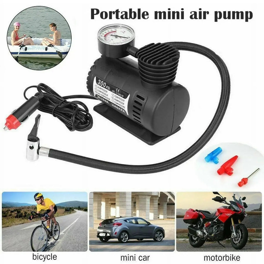 Compresor de aire portátil 300 PSI coche