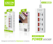 Cargador 25W multiusb 4 USB-C y 4 USB