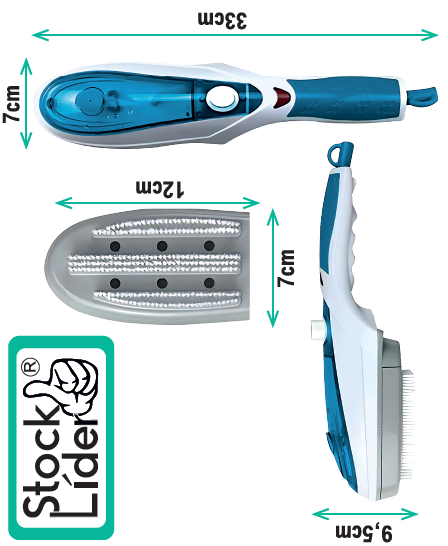 Plancha de vapor vertical compacta