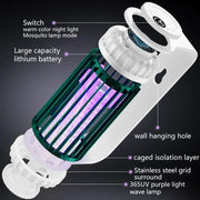 Lámpara antimosquitos USB silenciosa
